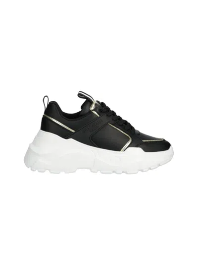 Just Cavalli 60mm Lace-up Sneakers In Black