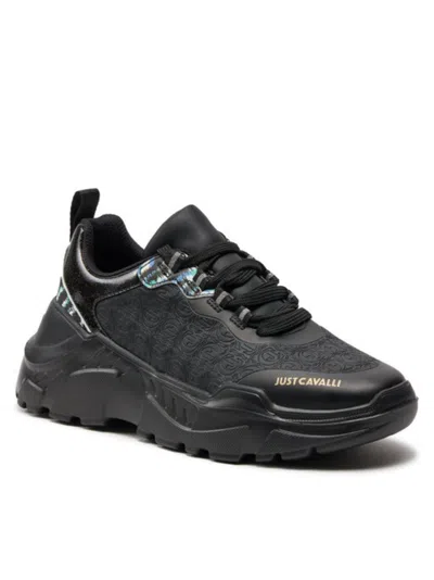 Just Cavalli Sneakers In Black
