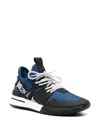 Just Cavalli Mesh Chunky Sneakers In Blue