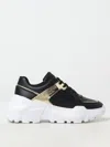 Just Cavalli Stylish Black Sneakers With Premium Materials And Elegant Detailing In Schwarz