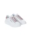 Just Cavalli Leather Low-top Sneakers In White