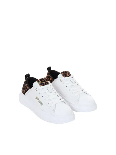 Just Cavalli Sneakers In White