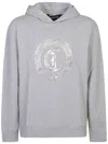 Just Cavalli Man Sweatshirt Light Grey Size 3xl Cotton In Grey