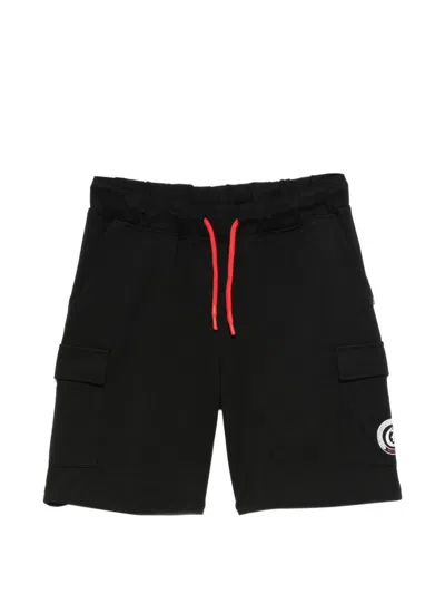 Just Cavalli Kids' Sporty Bermuda With Logo In Black