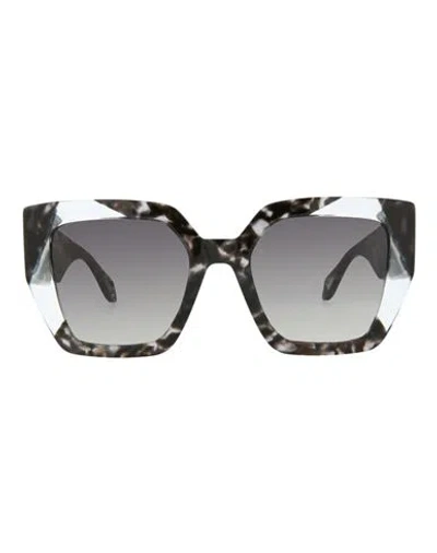 Just Cavalli Square-frame Acetate Sunglasses Woman Sunglasses Brown Size 53 Acetate In Grey