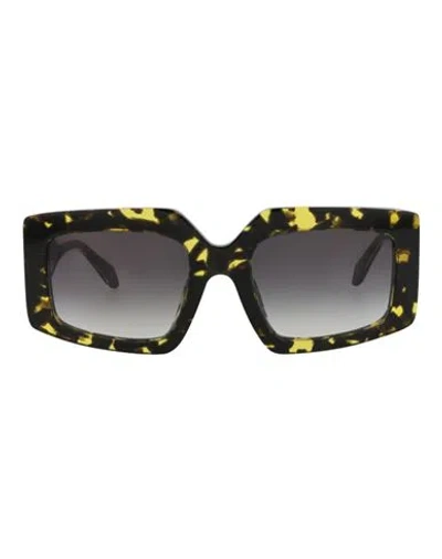 Just Cavalli Square-frame Acetate Sunglasses Woman Sunglasses Brown Size 54 Acetate, Stainless Steel