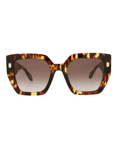 Just Cavalli Square-frame Acetate Sunglasses Woman Sunglasses Multicolored Size 53 Acetate In Fantasy