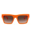 Just Cavalli Square-frame Injection Sunglasses In Multi