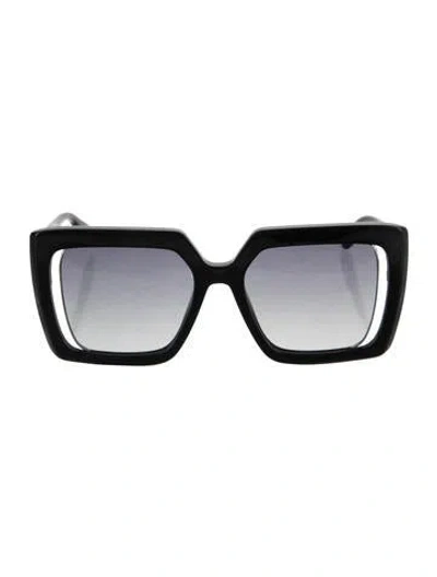 Pre-owned Just Cavalli Square Gradient Sunglasses In Black/gold
