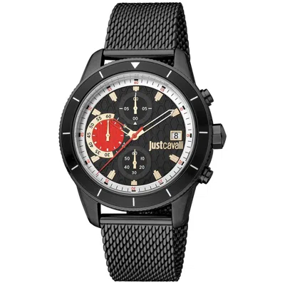 Just Cavalli Black Stainless Steel Sport Watch