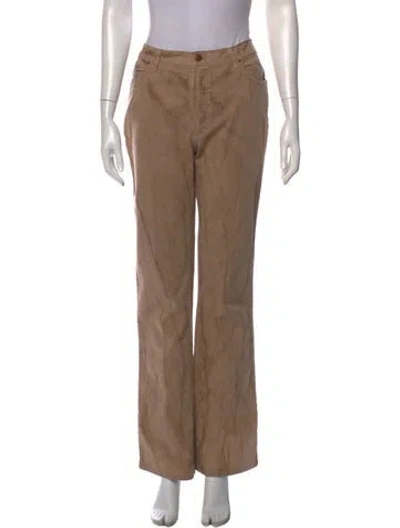 Pre-owned Just Cavalli Straight Leg Pants In Neutral