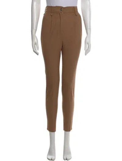 Pre-owned Just Cavalli Straight Leg Pants In Neutral