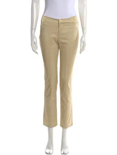 Pre-owned Just Cavalli Straight Leg Pants In Neutral