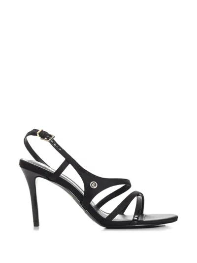 Just Cavalli Strappy Heeled Sandals In Black
