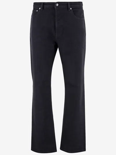 Just Cavalli Stretch Cotton Jeans In Black