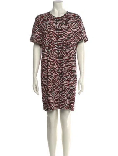 Pre-owned Just Cavalli Striped Mini Dress In Multi