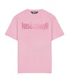 Just Cavalli Logo-embellished Cotton T-shirt In Pattern