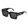Just Cavalli Black Plastic Sunglasses In Black