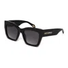 Just Cavalli Black Plastic Sunglasses In Black