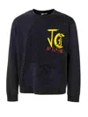 Just Cavalli Leopard-print Sweatshirt In Black