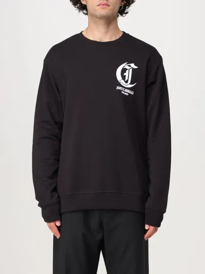 Just Cavalli Sweater  Men Color Black In Schwarz
