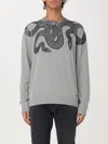 Just Cavalli Snake-print Sweater In Grau