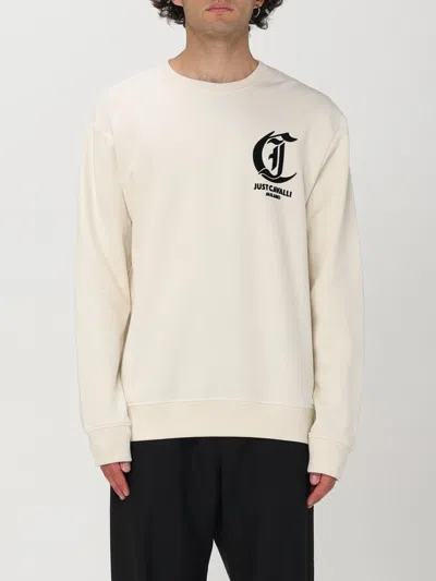 Just Cavalli Sweater  Men Color White In Weiss
