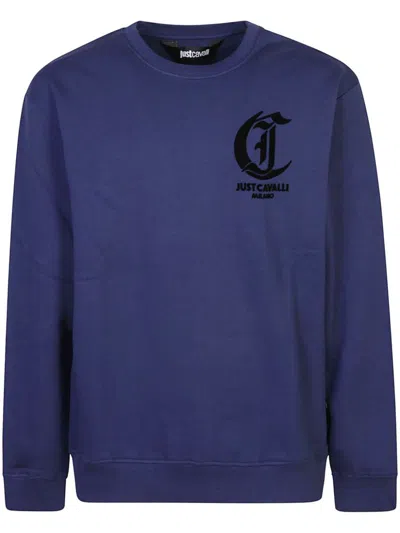 Just Cavalli Sweaters In Blue