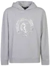 Just Cavalli Man Sweatshirt Light Grey Size 3xl Cotton In Grey