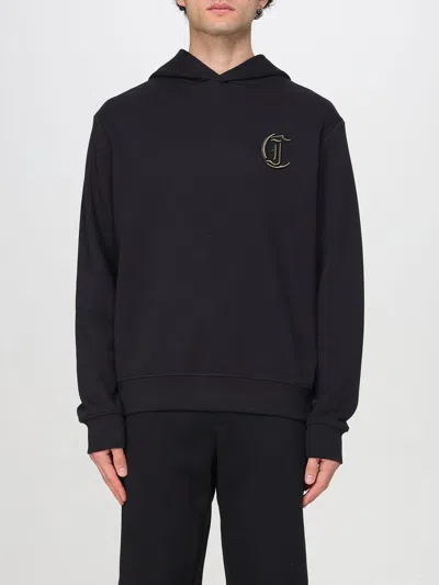 JUST CAVALLI SWEATSHIRT JUST CAVALLI MEN COLOR BLACK,G77524002