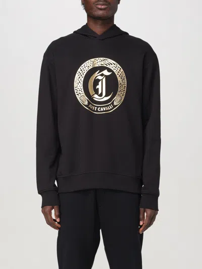 JUST CAVALLI SWEATSHIRT JUST CAVALLI MEN COLOR BLACK,G06290002