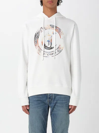 Just Cavalli Sweatshirt  Men Color White