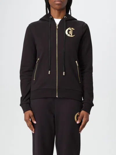 JUST CAVALLI SWEATSHIRT JUST CAVALLI WOMAN COLOR BLACK,G06513002