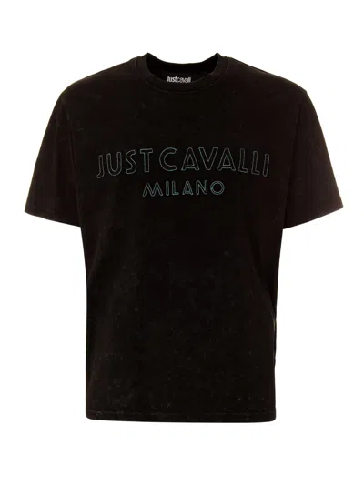 Just Cavalli T-shirt In Black