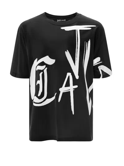Just Cavalli T-shirt In Black