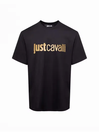 Just Cavalli T-shirt In Black