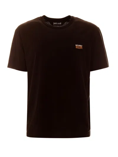 Just Cavalli T-shirt In Black
