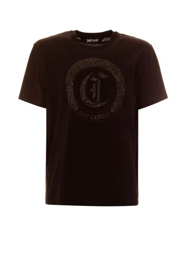 Just Cavalli T-shirt In Black