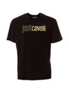 Just Cavalli Logo-print T-shirt In Black