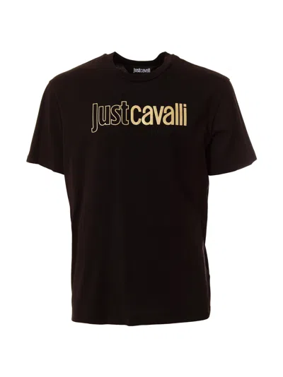 Just Cavalli T-shirt In Black