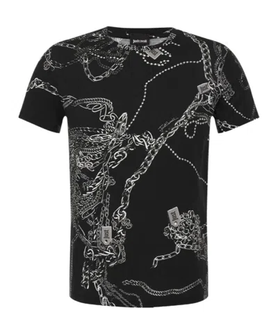 Just Cavalli T Shirt In Black