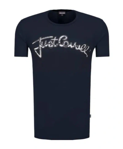 Just Cavalli T Shirt In Blue