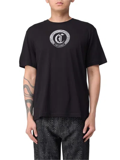 Just Cavalli Man T-shirt Black Size Xl Cotton