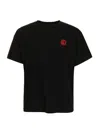 Just Cavalli Logo-patch Cotton T-shirt In Black