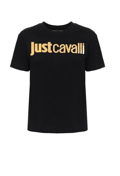 Just Cavalli T-shirt In Black