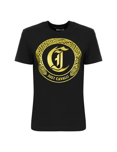 Just Cavalli T-shirt In Black