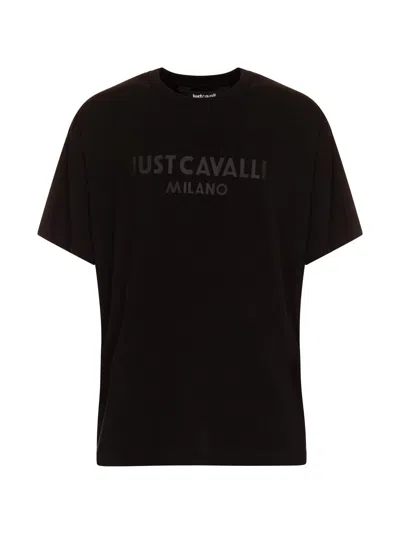Just Cavalli T-shirt In Black