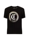 Just Cavalli Ghotic Logo-print T-shirt In Black