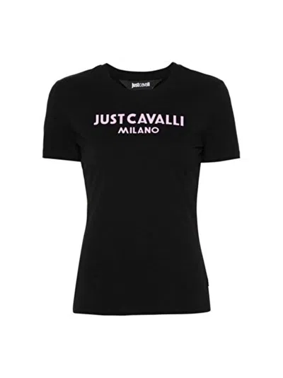 Just Cavalli T-shirt In Black