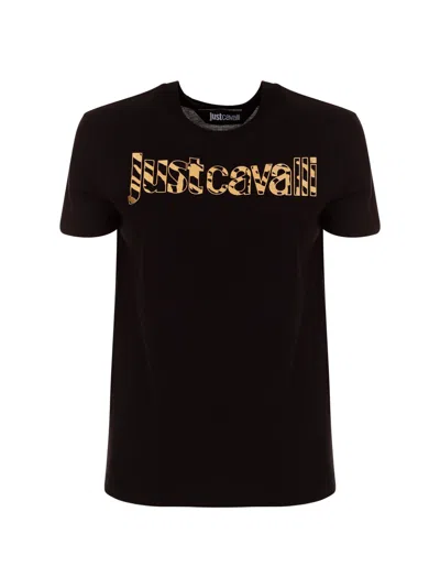 Just Cavalli T-shirt In Black